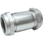 B&K 1" x 4-1/2" Compression Galvanized Coupling