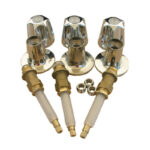 Lasco Price Pfister Round Clear Tub & Shower Handle Kit