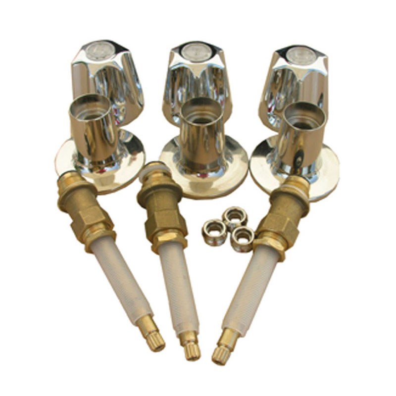 403208.jpg Lasco Price Pfister Round Clear Tub & Shower Handle Kit - Image 1