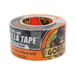 Gorilla Tough & Wide Heavy-Duty Duct Tape Black 25 Yd.