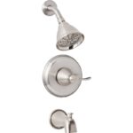 Home Impressions Brushed Nickel Single-Handle Lever Tub & Shower Faucet