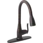 Home Impressions Single Handle Pull Down Kitchen Faucet, Oil Rubbed Bronze