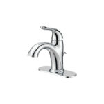 Home Impressions Chrome 1-Handle Lever Bathroom Faucet
