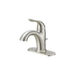 Home Impressions Brushed Nickel 1-Handle Lever  Bathroom Faucet