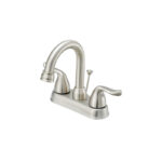 Home Impressions Brushed Nickel 2-Handle Lever Bathroom Faucet