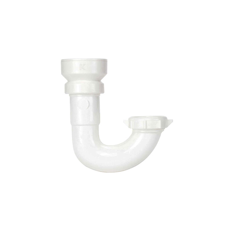 405355.jpg Keeney Insta-Plumb 1/2 Inch White Plastic J-Bend - Image 1
