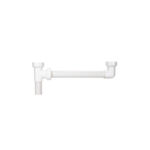 Keeney Insta-Plumb 1-1/2 Inch White Plastic End Outlet Waste