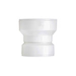 Keeney Insta-Plumb 1-1/2 x 1-1/2 Inch White Plastic Trap Waste Adapter
