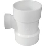 Charlotte Pipe 3" x 1-1/2" Reducing Sanitary PVC Tee