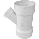 Charlotte Pipe 3" x 1-1/2" Schedule 40 DWV Reducing PVC Wye