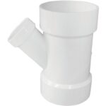 Charlotte Pipe 4" x 2" Schedule 40 DWV Reducing PVC Wye