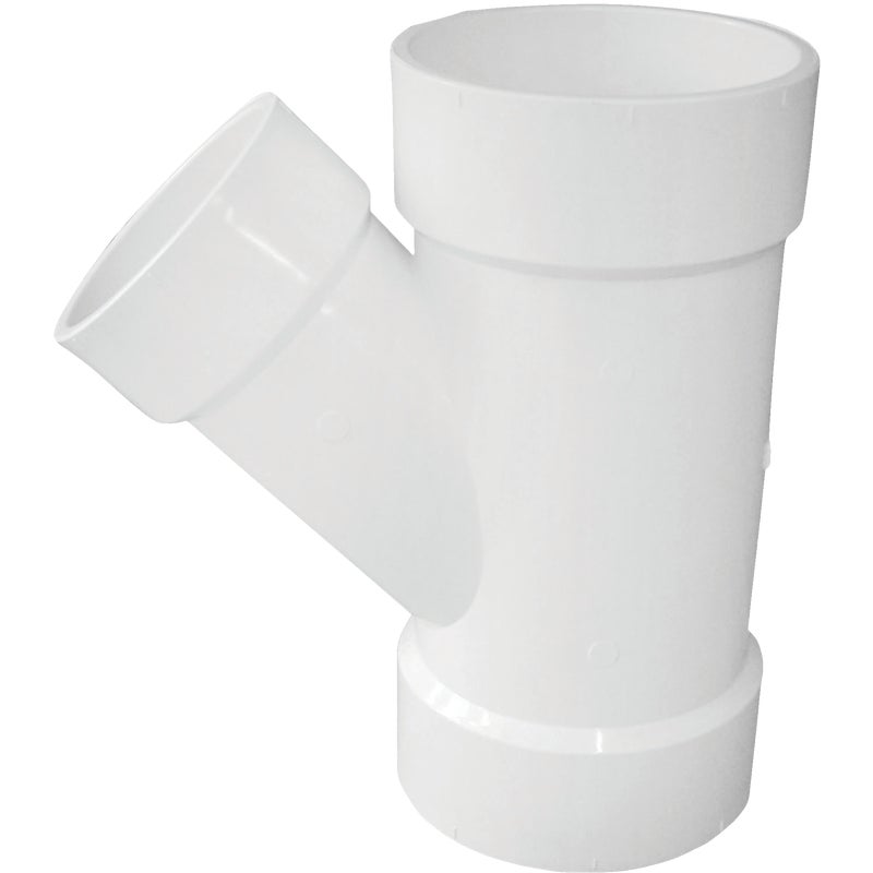 Charlotte Pipe (PVC 00400 1000) 2" DWV Sanitary Tee (All Hub) - Supply