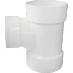 Charlotte Pipe 4" x 3" Reducing Sanitary PVC Tee