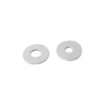 Keeney Plumber's Patch White Faucet Cover-Up Plate 2Pk