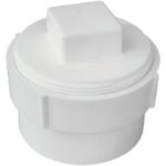 Charlotte Pipe Schedule 40 DWV PVV Cleanout with Threaded Plug