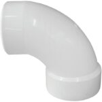 Charlotte Pipe Schedule 40 90 Deg. DWV PVC Street Elbow
