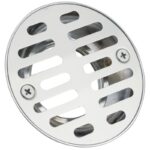 Do it 1-1/2 In. Cast Brass Shower Drain with Stainless Steel Strainer