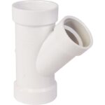 Charlotte Pipe 2" x 1-1/2" Schedule 40 DWV Reducing PVC Wye