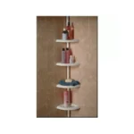 Zenith Zenna Home Plastic Shower Caddy White 12x97 Inch - Image 2