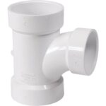 Charlotte Pipe 2" x 1-1/2" Reducing Sanitary PVC Tee