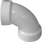 Charlotte Pipe Schedule 40 90 Deg. Sanitary DWV PVC Elbow (1/4 Bend)