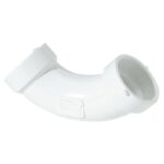 Charlotte Pipe Schedule 40 90 Deg. Long Sweep DWV PVC Elbow