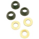 Do it 3/8 In. Black Cone Faucet Washer (6 Ct.)