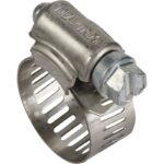 Ideal 57 Stainless Steel Hose Clamp with Zinc-Plated Carbon Steel Screw
