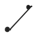 Home Impressions Noir 24 Inch Matte Black Towel Bar
