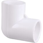 Charlotte Pipe 1/2 In. Slip x Slip Schedule 40 90 Deg. PVC Elbow (1/4 Bend)