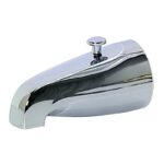 Do it 5-1/2" Chrome-Plated Zinc Bathtub Spout with Diverter