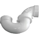 Charlotte Pipe 1-1/2 In. White PVC P-Trap with Union