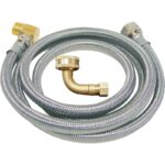 B&K 3/8" x 3/8" x 72" L Stainless Steel Dishwasher Connector