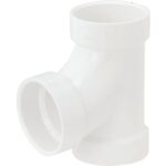 Charlotte Pipe 1-1/2" Schedule 40 Sanitary PVC Tee