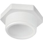Charlotte Pipe Threaded Schedule 40 DWV PVC Plug