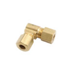 Anderson Metals 1/4 In. 90 Deg. 2-Way Compression Brass Elbow (1/4 Bend)