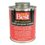 Do it Best 16 Oz. Medium Bodied Clear Multi Purpose Solvent Cement