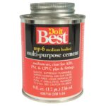 Do it Best 8 Oz. Medium Bodied Clear Multi Purpose Solvent Cement