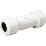 B & K 1-1/4" x 6" Compression PVC Coupling