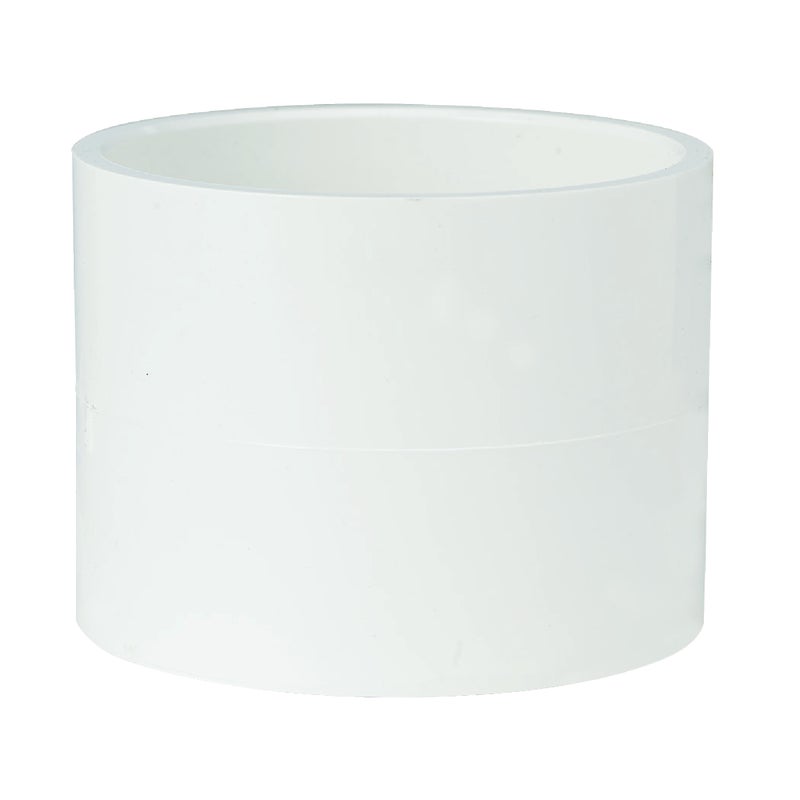 442532.jpg Charlotte Pipe 4" Hub Schedule 40 DWV PVC Coupling - Image 1
