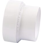 Charlotte Pipe 2"x 1-1/2" Hub Schedule 40 DWV Reducing PVC Coupling