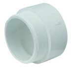 Charlotte Pipe 4" Hub x 4" MIP Schedule 40 DWV PVC Adapter