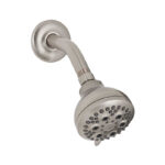 Home Impressions 5-Spray 1.8 GPM Brushed Nickel Fixed Showerhead