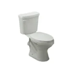 Arezzo White Toilet Set with P-Trap