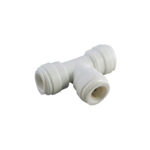 Anderson Metals 1/4 x 1/4 x 1/4 Inch Push-In Plastic Union Tee