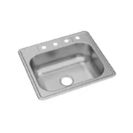 Elkay Dayton Single Bowl Kitchen Sink Stainless Steel 8-1/16 Inch