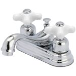 Home Impressions Chrome 2-Handle Centerset Bathroom Faucet with Pop-Up