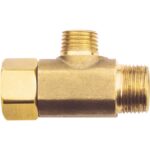 Do it 1/2" FIP x 1/2" MIP x 1/4" OD Brass Extender Tee