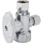 Do it 1/2" FIP x 3/8" OD x 1/4" OD Quarter Turn Angle Valve