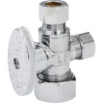 Do it 5/8" OD x 3/8" OD x 3/8" OD Quarter Turn Angle Valve
